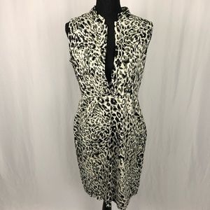 CALVIN KLEIN cheetah print dress